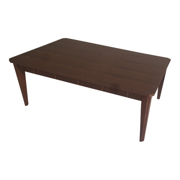 SavaHome Modern Coffee Table， Walnut