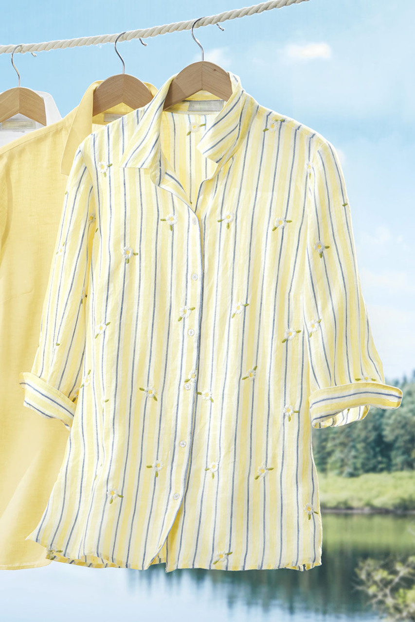 Zephyr Cove Linen Big Shirt