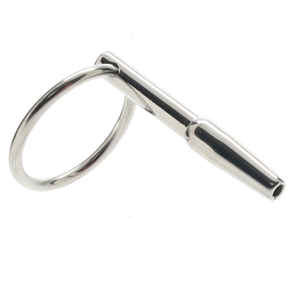 Blueline Stainless Steel Penis Plug with Ring