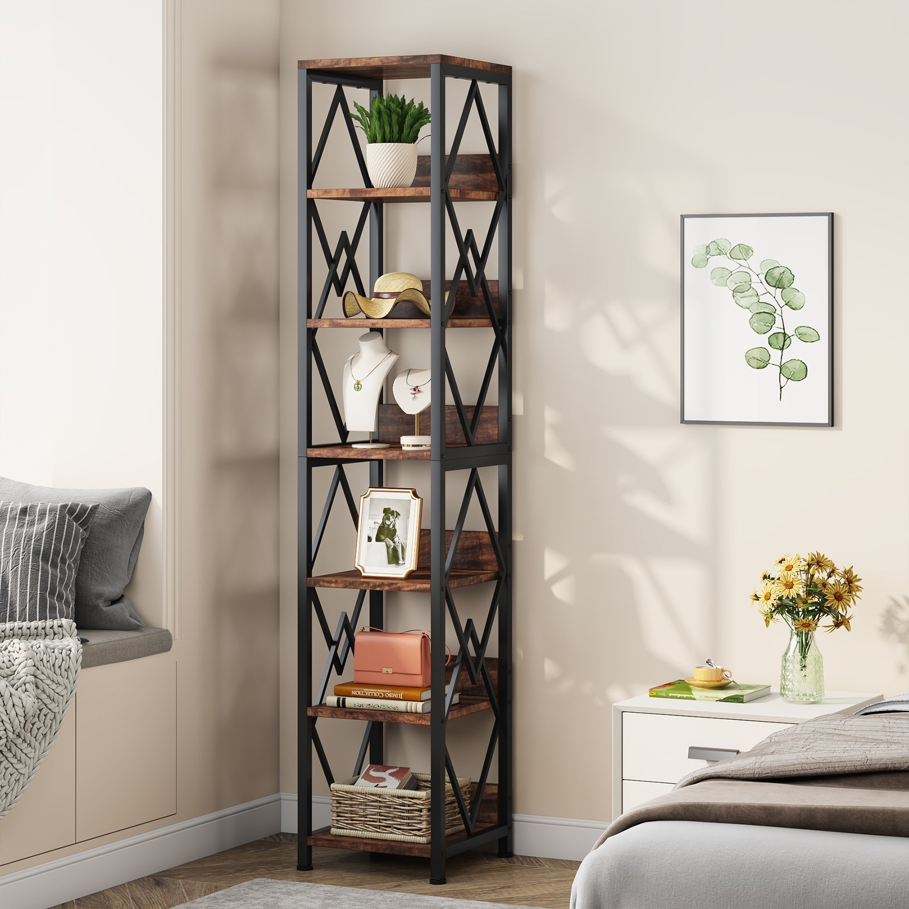 6-Tier Bookshelf, 75