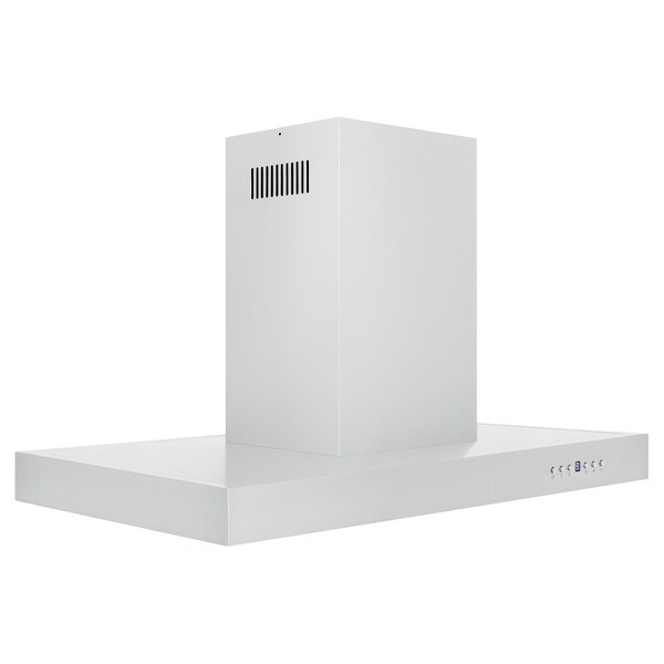 ZLINE Stainless Steel Convertible Vent Island Mounted Range Hood