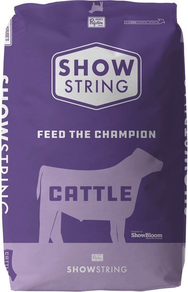 Show String Show Feed Champions Choice Beef Ration Cattle Food， 50-lb bag