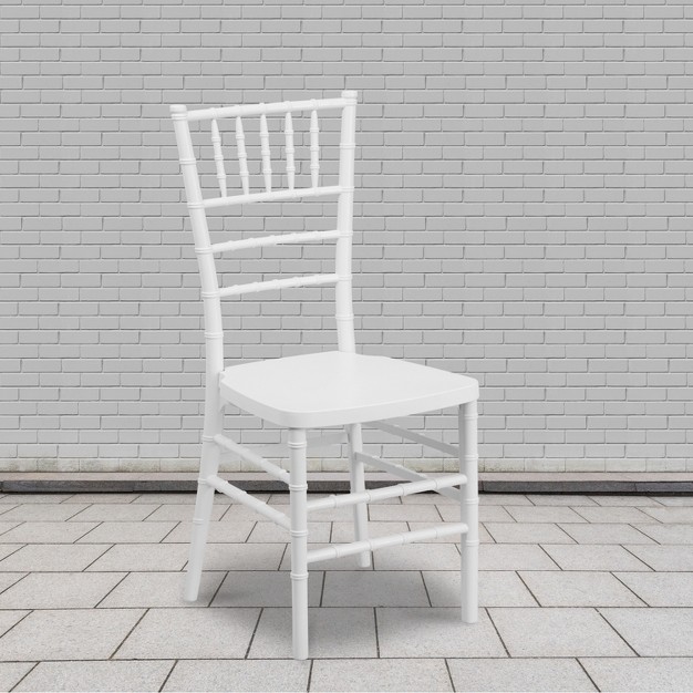 Emma And Oliver 2 Pack Premium Resin Stacking Chiavari Chair