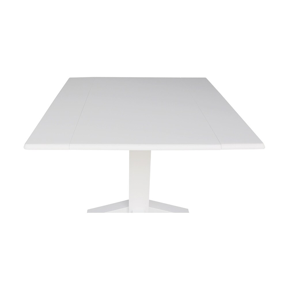 Square Dual Drop Leaf Dining Table