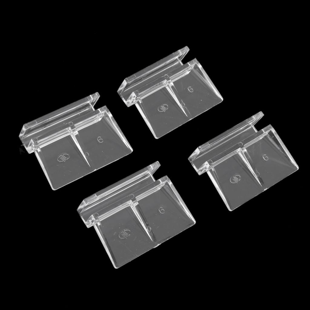 Screen Acrylic Holders Aquarium Tank Glass Cover 8pcs 6mm