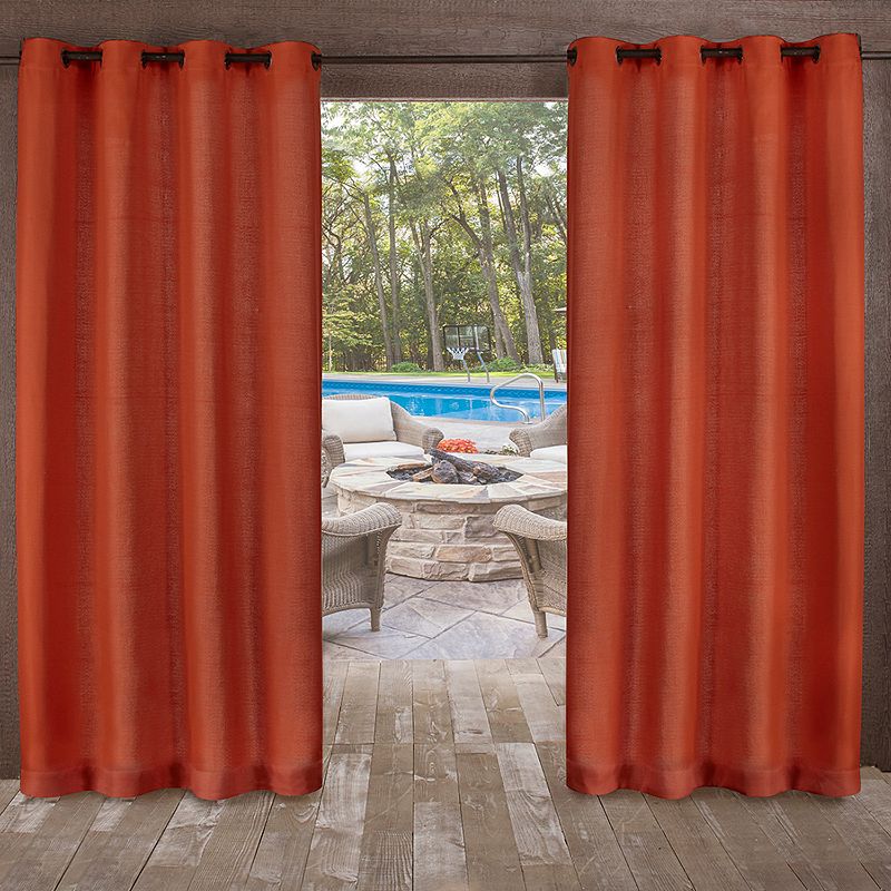 Exclusive Home 2-pack Delano Indoor/Outdoor Window Curtain