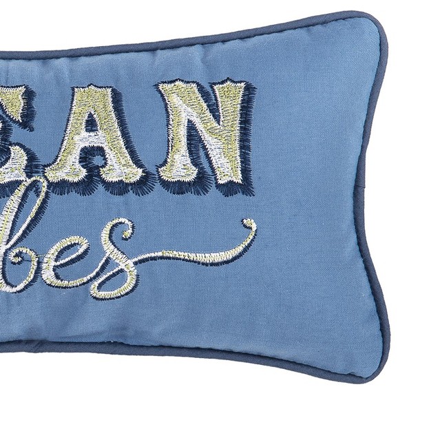 C amp f Home Ocean Vibes Embroidered Throw Pillow