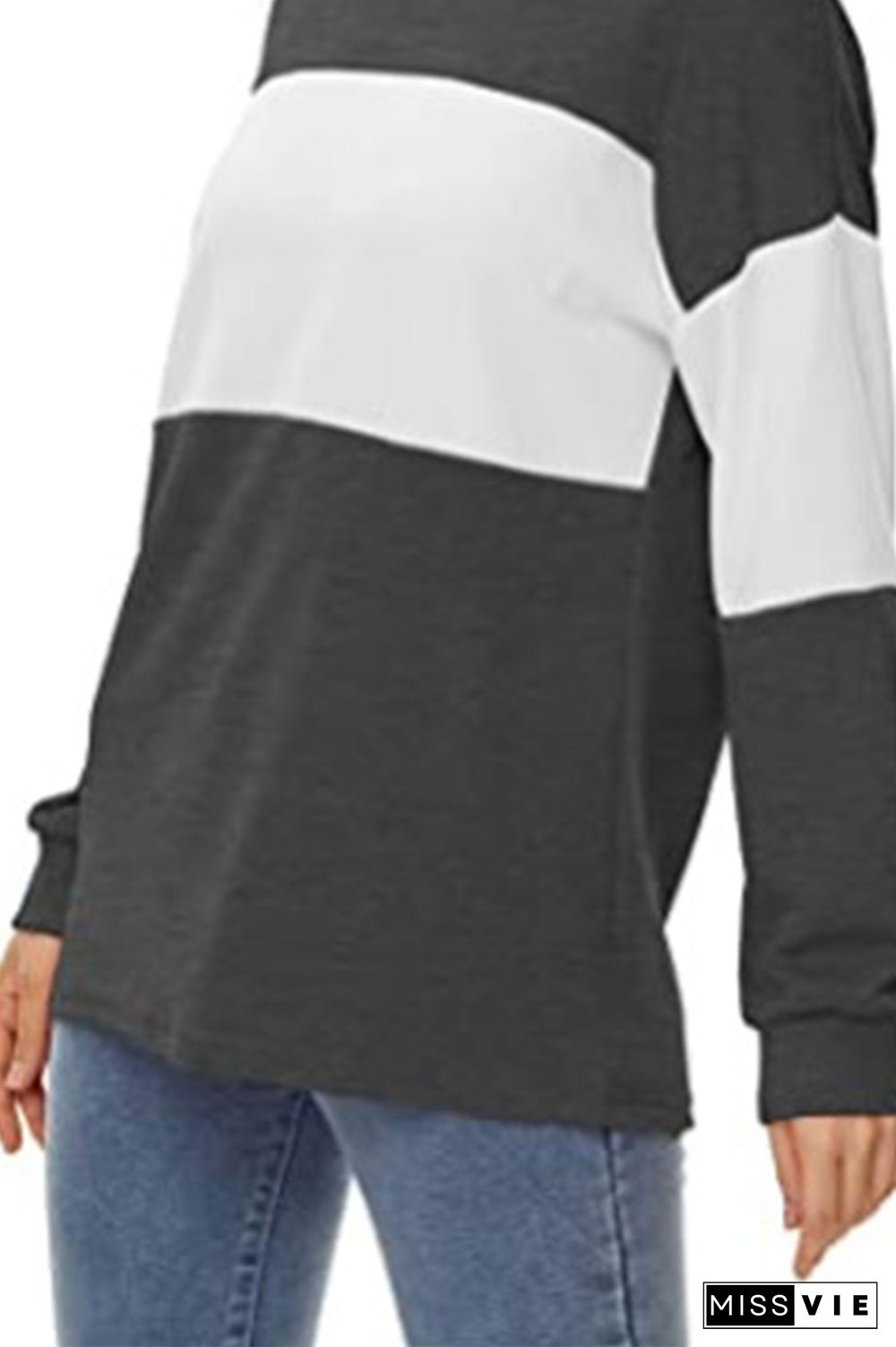 Color Block Hoodies Women Wholesale