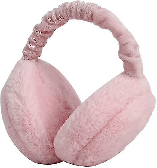 Women Winter Warm Plush Earmuff Foldable Hamburger Ear Muffs Ear Warmers