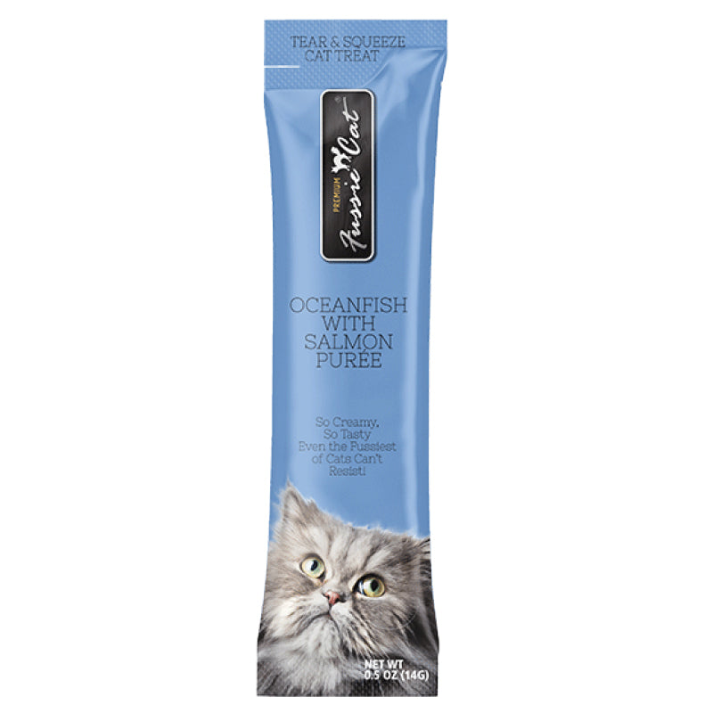 Fussie Cat Puree Oceanfish  Salmon Cat Treat