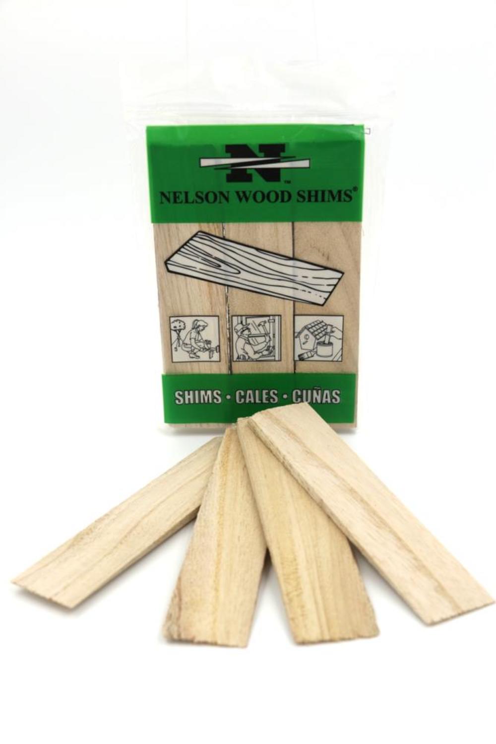 6 Pine Shims 9pk ;