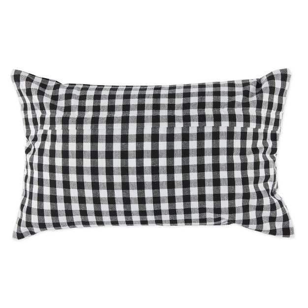 4pk Assorted Throw Pillow Covers Black white Design Imports