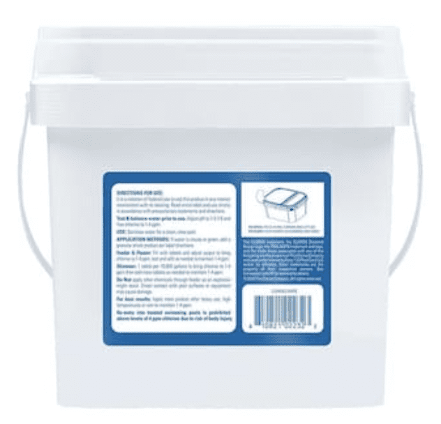 Clorox Pool&Spa Chlorinating Tablets- 25-lb Bucket 3-in Pool Chlorine Tabs