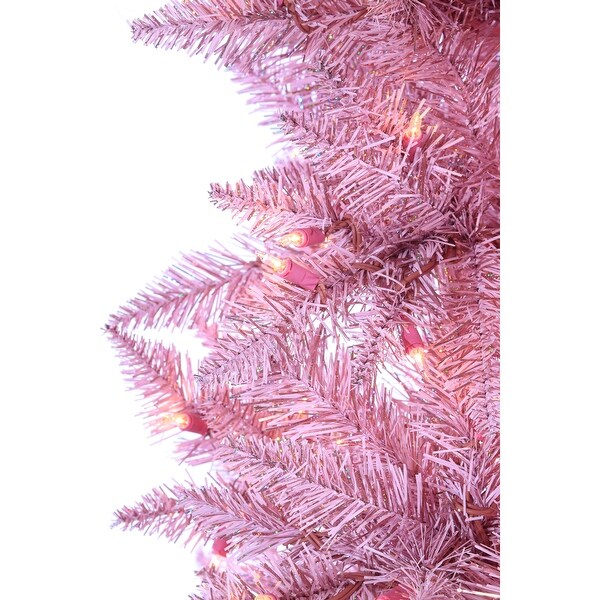 Charming 24 Inch Pink Artificial Tree