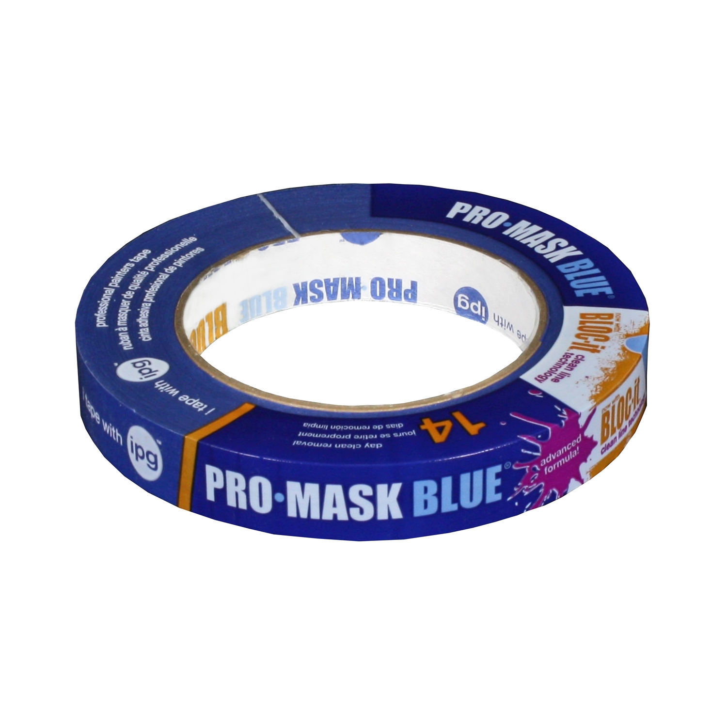 IPG Pro-Mask 0.70 in. W X 60 yd L Blue Masking Tape