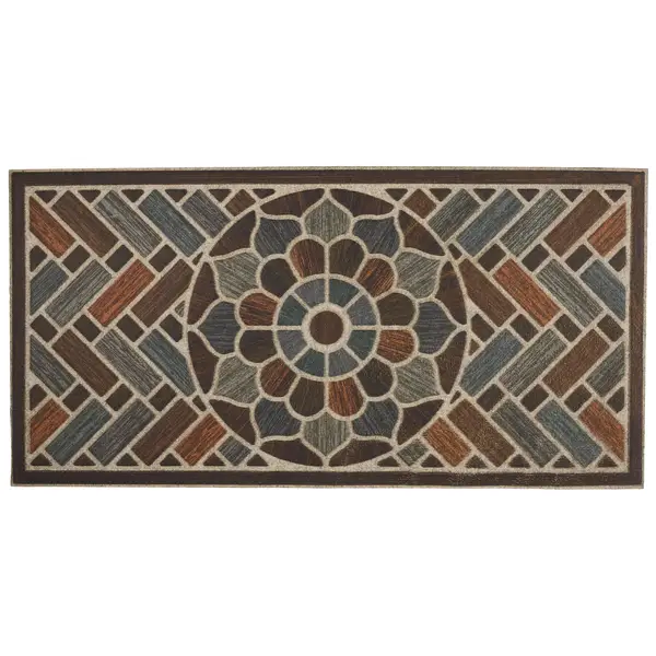 Mohawk Home 2'x4' Ornamental Grain Doormat