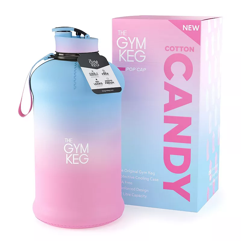 Reusable Gym Water Bottle With Carry Handle and Leakproof Design Eco-friendly Tritan Bpa Free Plastic