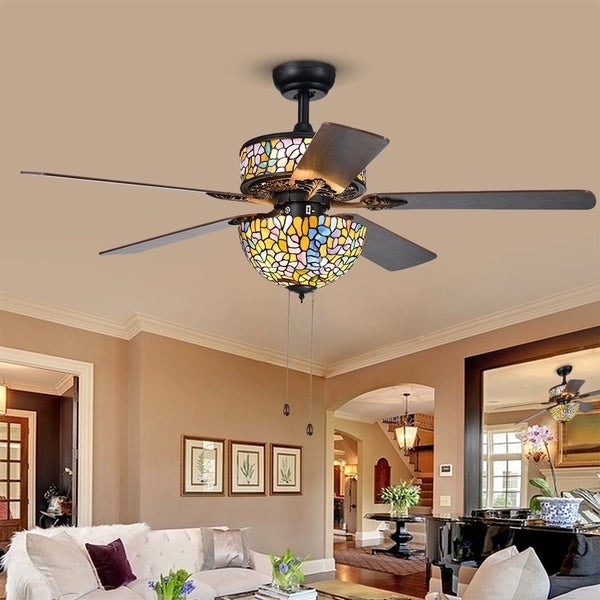 Hayfield 5-Blade  Lamp 52-Inch Ceiling Fan Shopping - The Best Deals on Ceiling Fans | 25504952