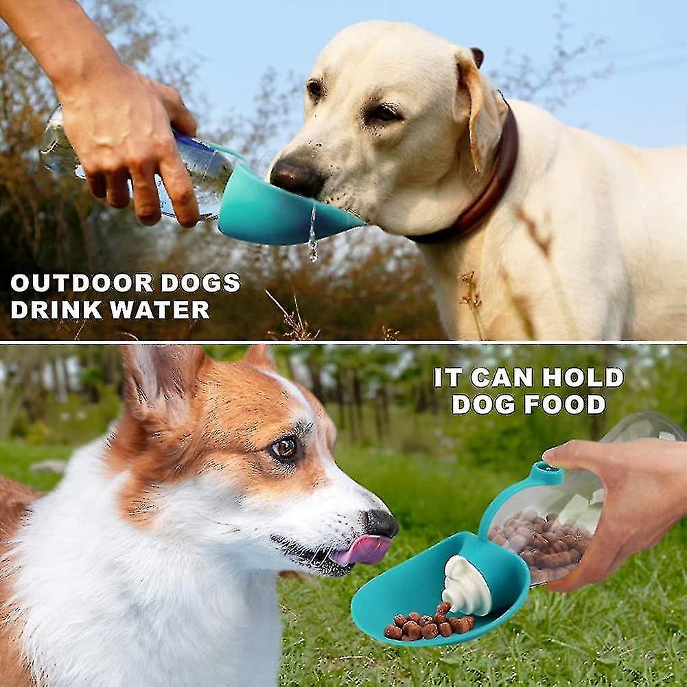 2023-dog Water Bottle Portable Pet Food Storage.dog Food Feeder Bottle Pet Drinking