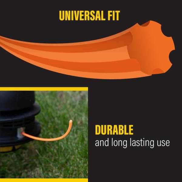 Rino-Tuff Universal Fit .095 in. x 250 ft. Gear Replacement Line for Gas and Select Cordless String Grass TrimmerLawn Edger 16219A