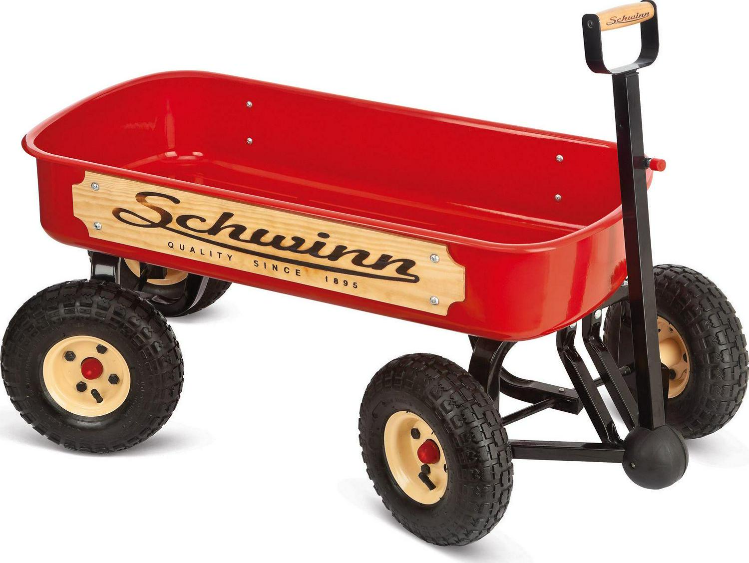 Schwinn Kids' Quad Steer Wagon, 36 in.