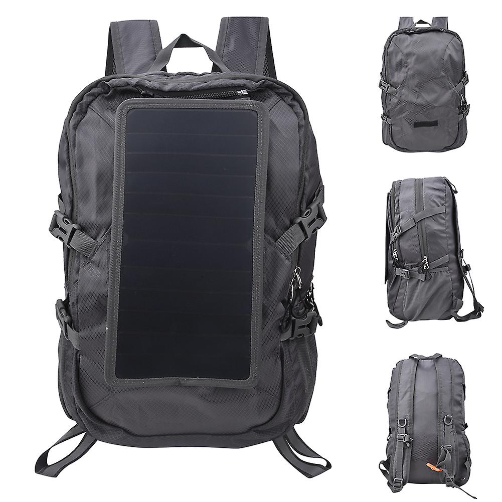 Ece-816 Solar Powered Outdoor Foldable Hiking Backpacks Waterproof Camping Travel Sports Bags For Women Men