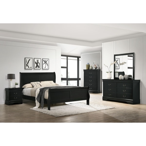 Picket House Ellington King Panel 5-pc. Black Bedroom Set - - 32849077