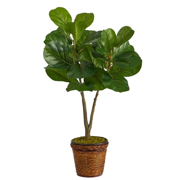 33 Fiddle Leaf Fig Artificial Tree in Basket