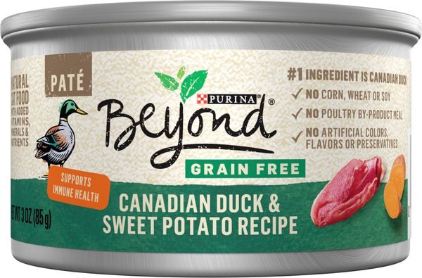 Purina Beyond Duck and Sweet Potato Pate Recipe Grain-Free Canned Cat Food