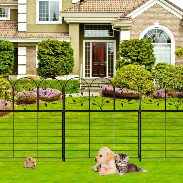 8 Pack Decorative Garden Fence Outdoor 26.2