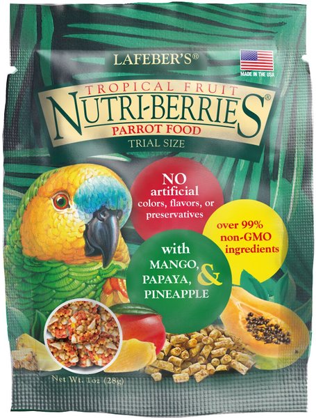 Lafeber Tropical Fruit Nutri-Berries Parrot Food