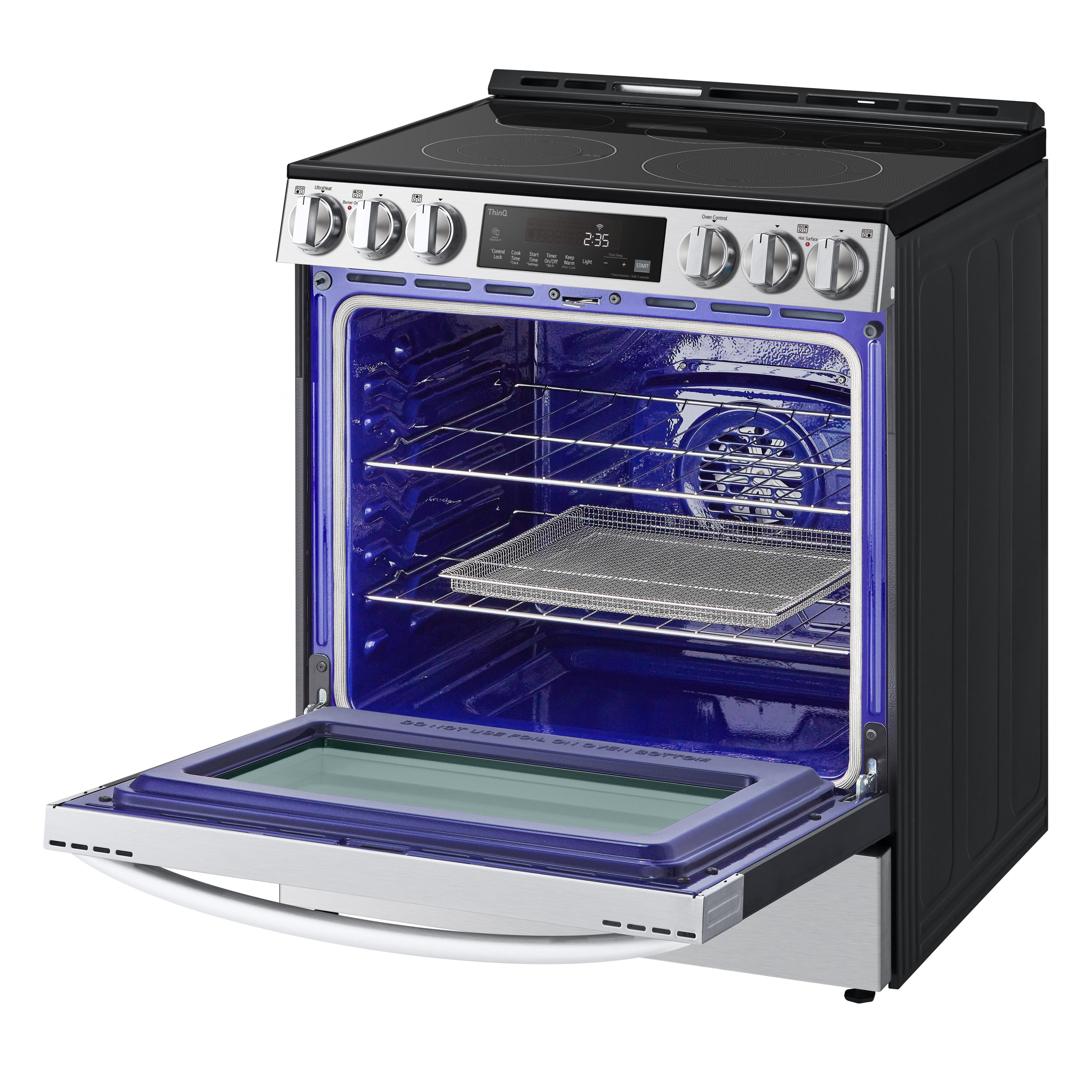 LG 30-inch Slide-in Electric Range with Air Fry Technology LSEL6333F