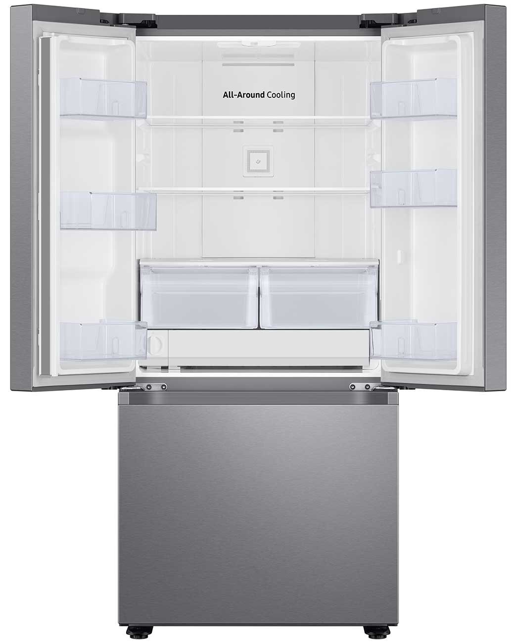  ADA 22 Cu. Ft. Fingerprint Resistant Stainless Steel Smart 3-Door French Door Refrigerator With External Water Dispenser