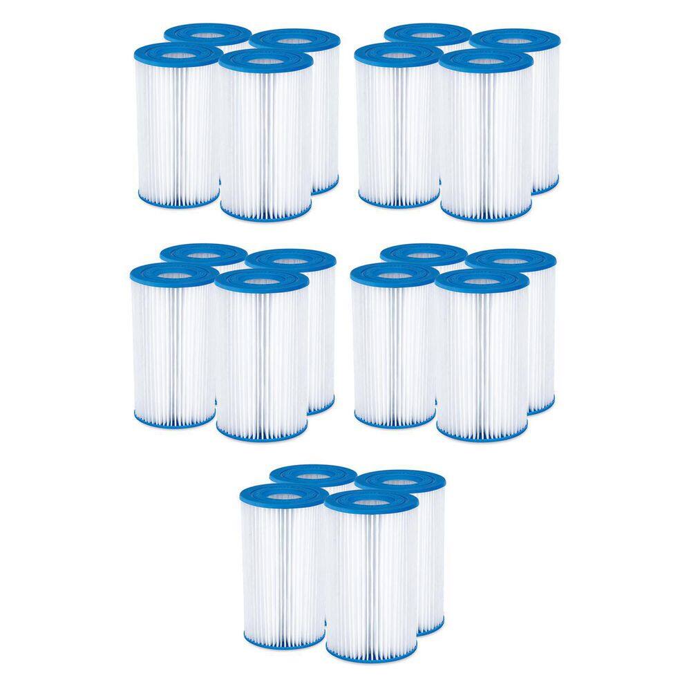 Summer Waves 17.25 in. Dia Replacement Type AC Pool Filter Cartridge (20-Pack) 5 x P57100204