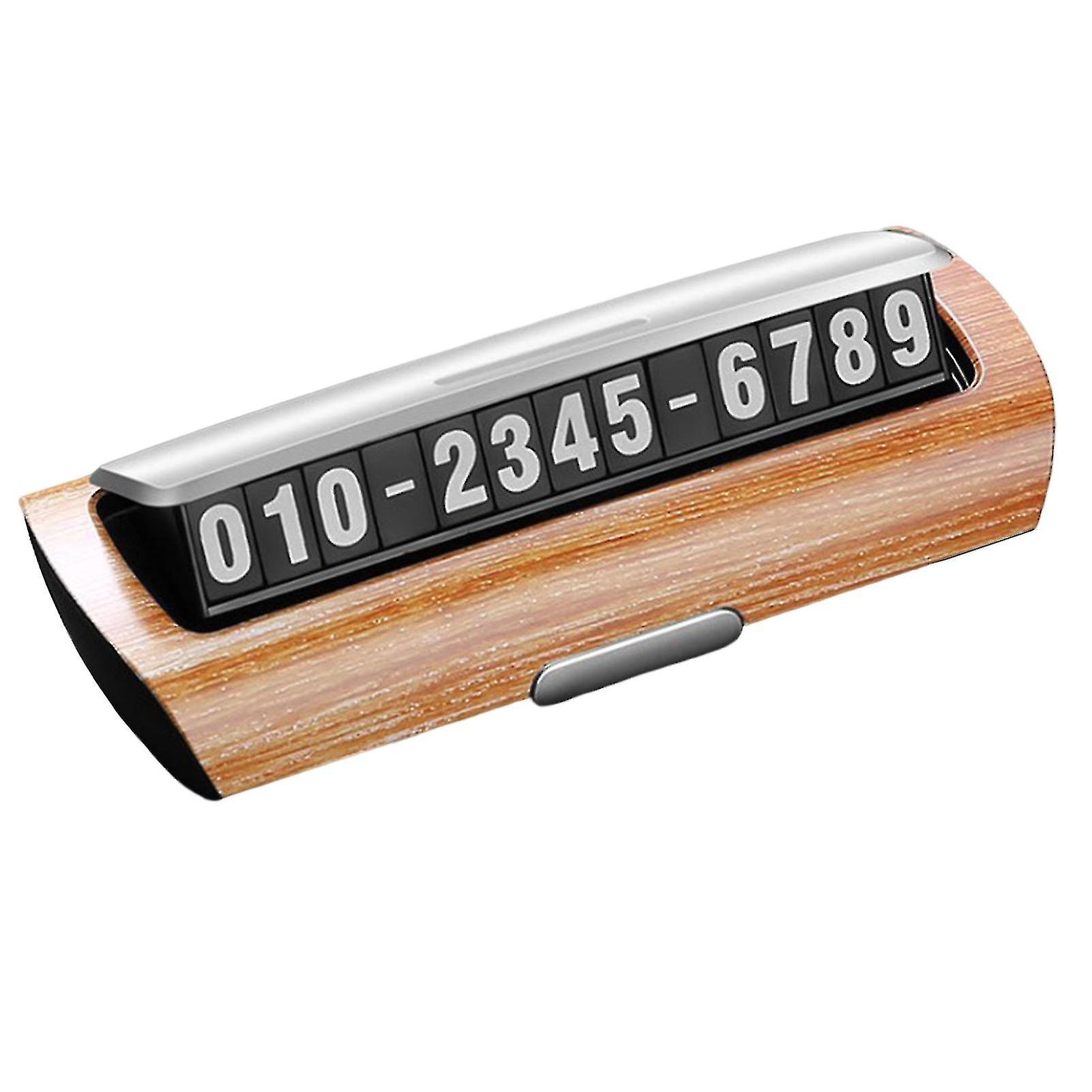 Hidden Luminous Car Phone Number Plate Temporary Parking Easy To Leave A Number For Interior Car Accessories