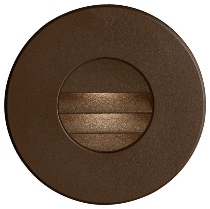 Bran Round Outdoor LED Wall Light With Louver   Modern   Stair And Step Lights   by Dainolite Ltd.  Houzz