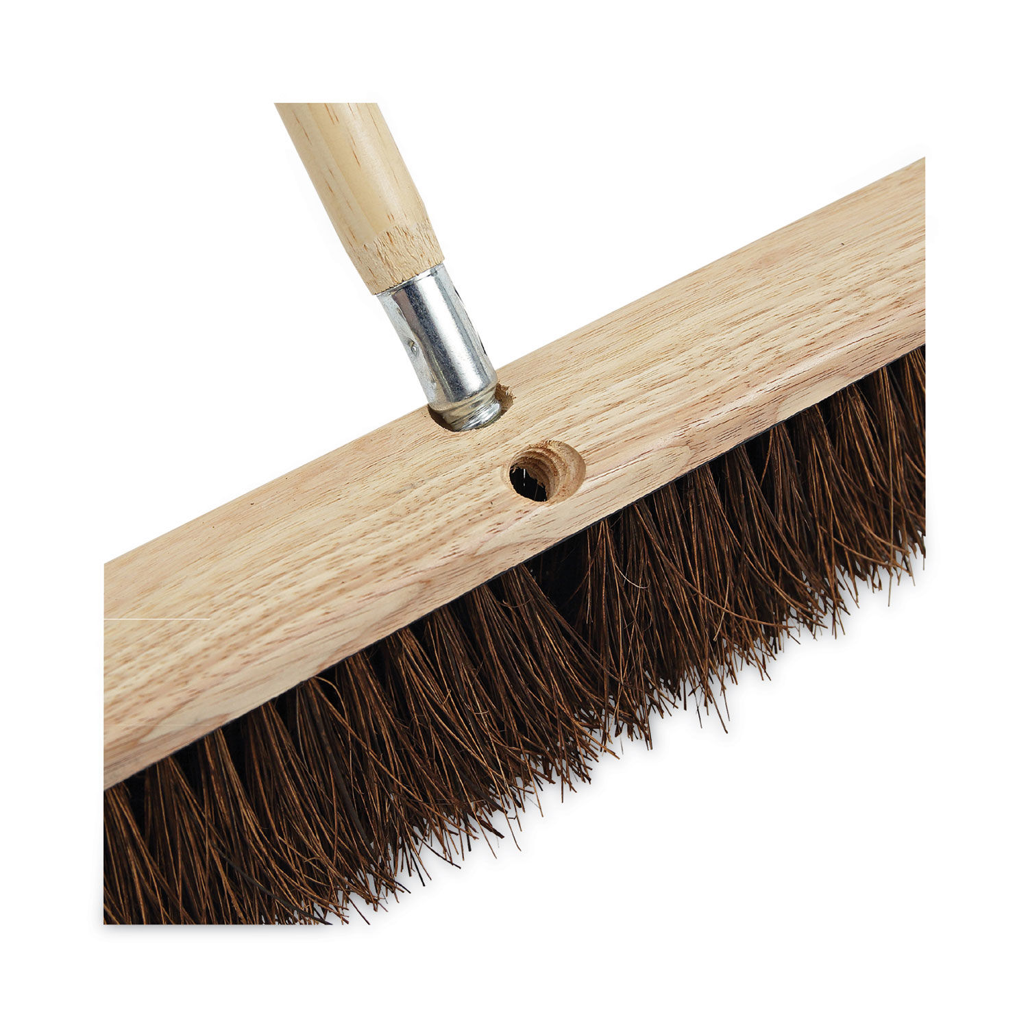 Metal Tip Threaded Hardwood Broom Handle by Boardwalkandreg; BWK138