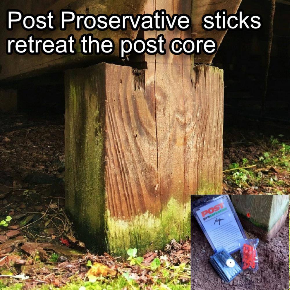 Post Protector Post Preservative for In-Service Posts 24 piece with Date Tag and Plugs PPS24Kit