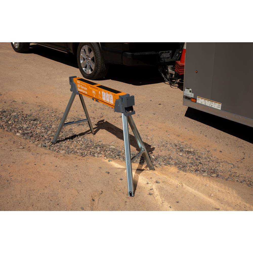 BORA 30 in. H Steel All Terrain Sawhorse 750 Lb. Capacity (2-Pack) PM-4520T