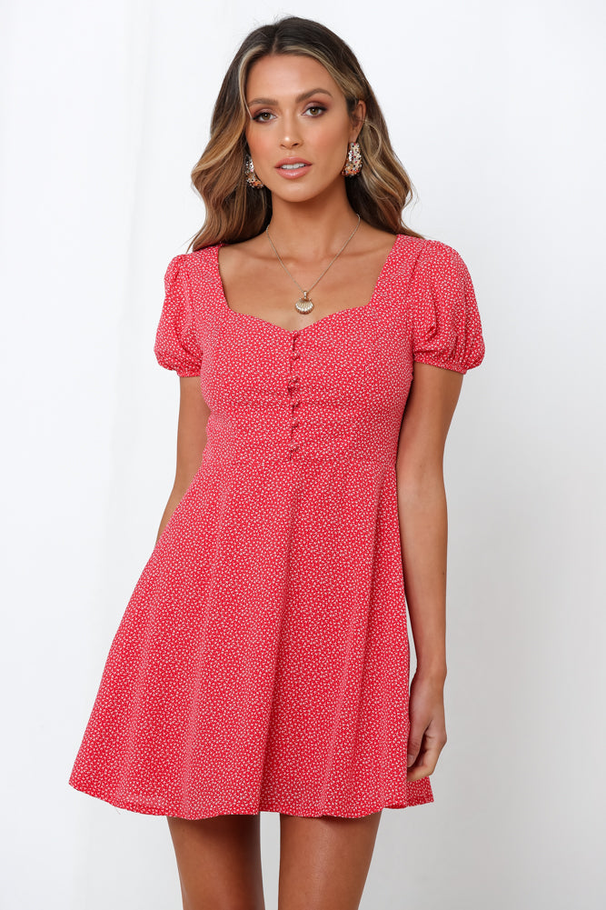 Love In Santa Monica Dress Red