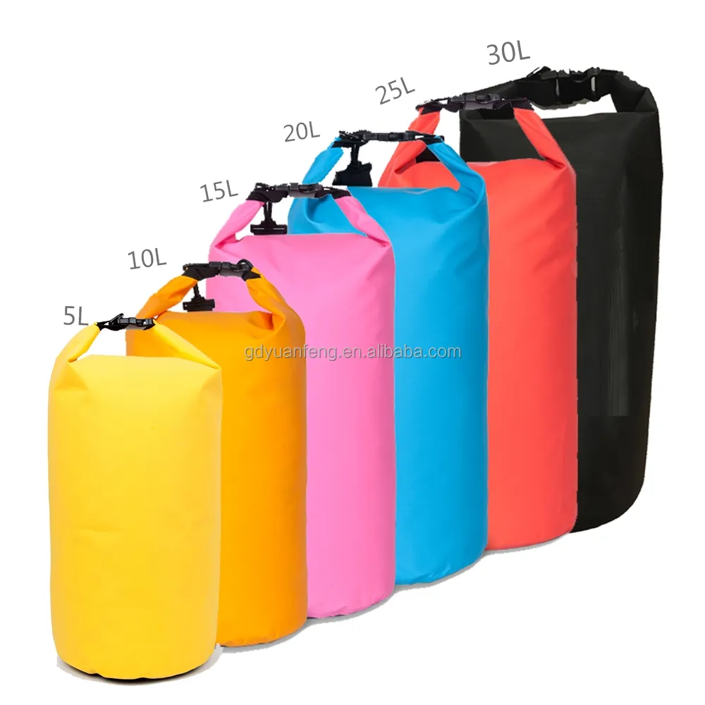 free sample waterproof sports bag with straps dry bag hiking camping equipment