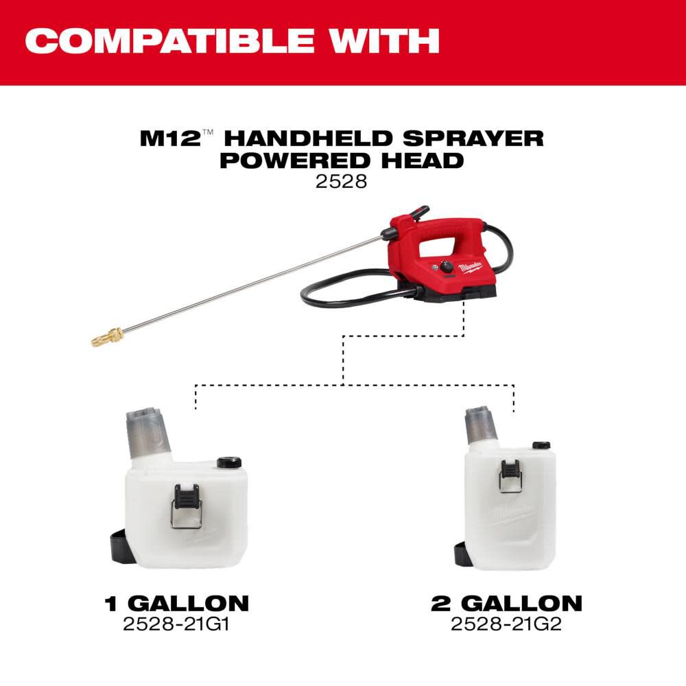 Milwaukee M12 1 Gallon Handheld Sprayer Kit 2528-21G1 from Milwaukee