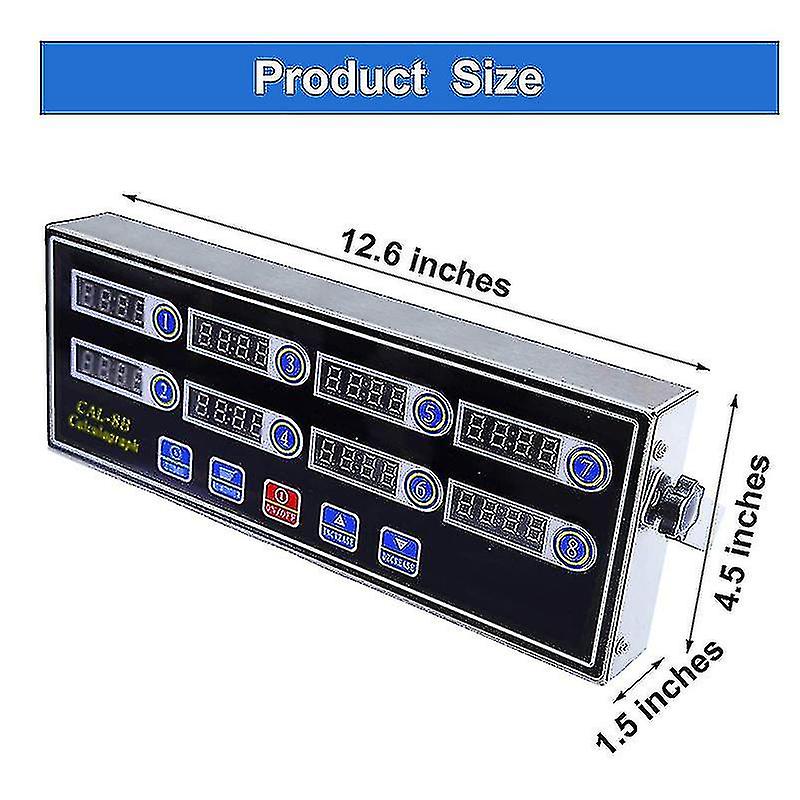 8 Chls Digital Kit R， Less Steel Calculagraph R With Alarm ， C