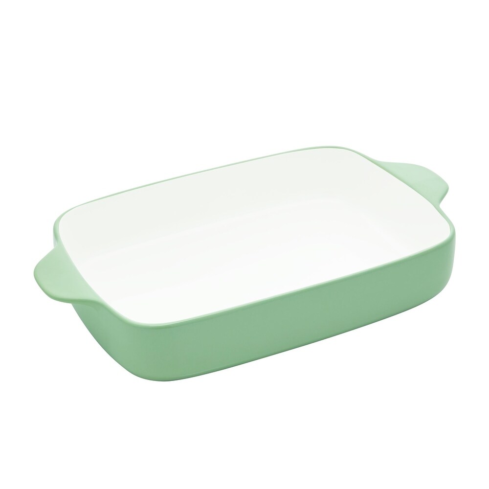 KitchenAid Vitrified Stoneware 2 qt Rect Baker  Pistachio