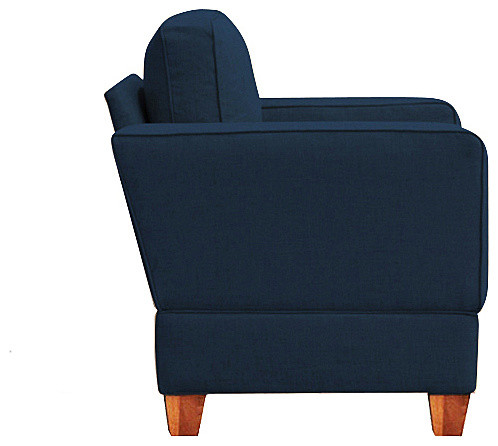 Raleigh Quick Assembly Three Seat Oak Leg Sofa   Transitional   Sofas   by Small Space Seating  Houzz