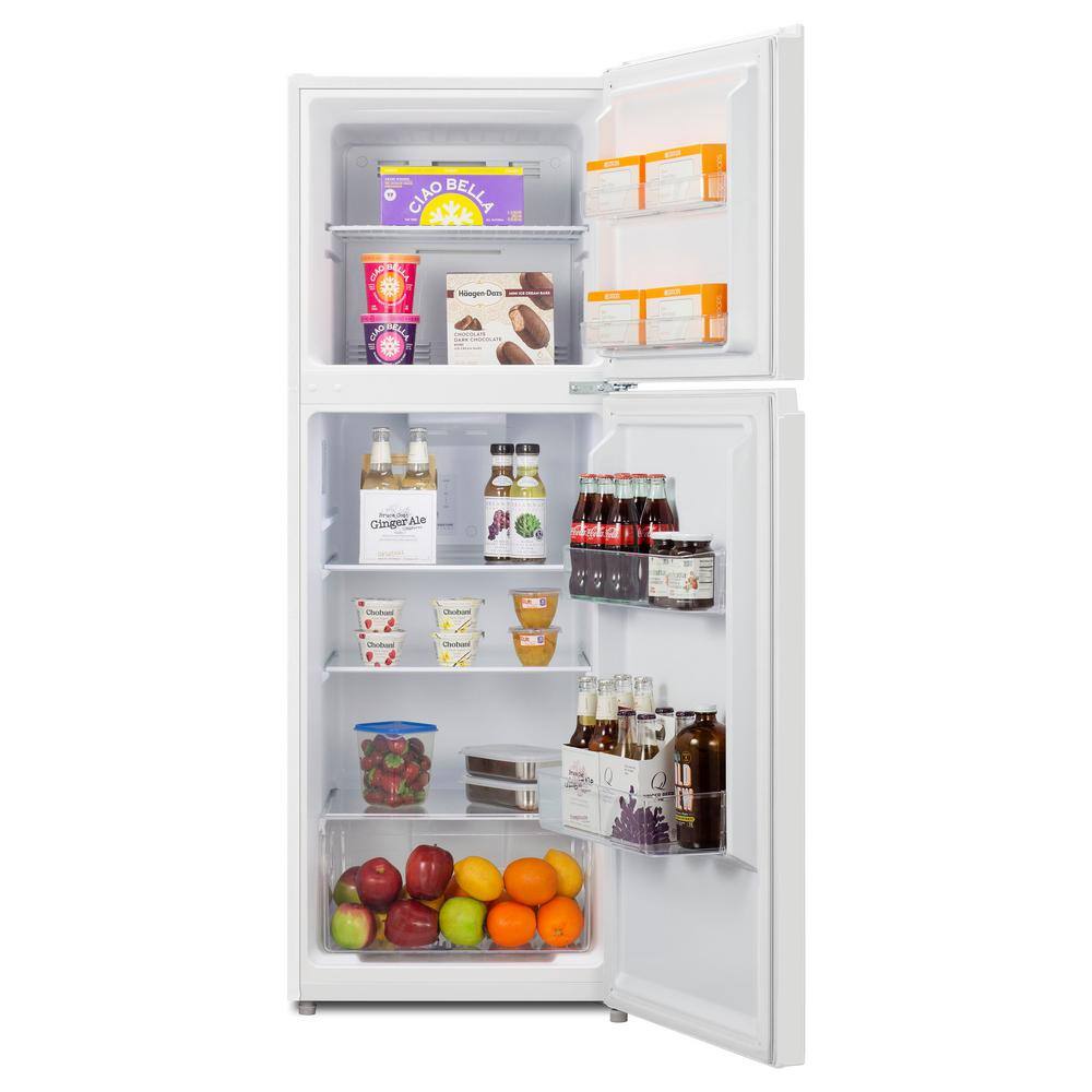 Summit Appliance 10.1 cu. ft. Top Freezer Refrigerator in White FF101W