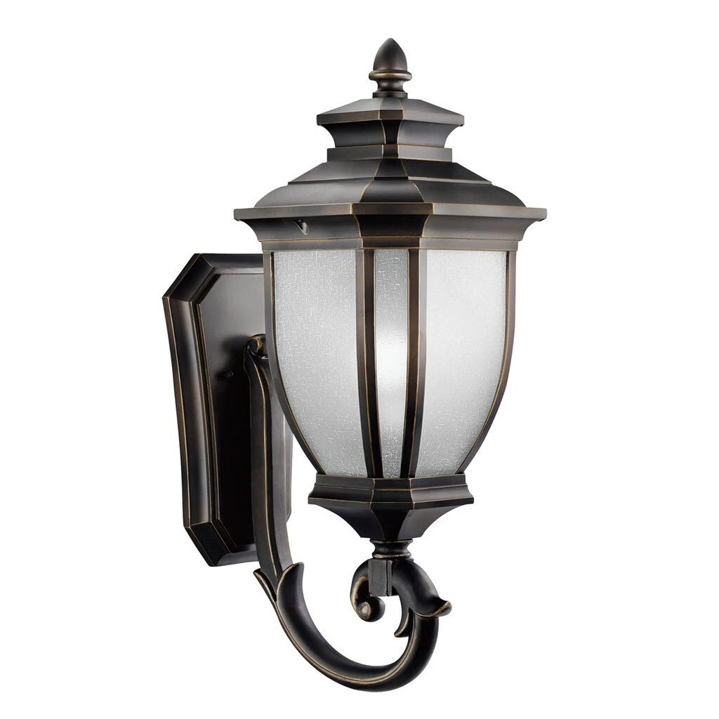 Kichler Lighting Salisbury Collection 1-light Rubbed Bronze Outdoor Wall Lantern Shopping - The Best Deals on Outdoor Wall Lanterns | 19061104