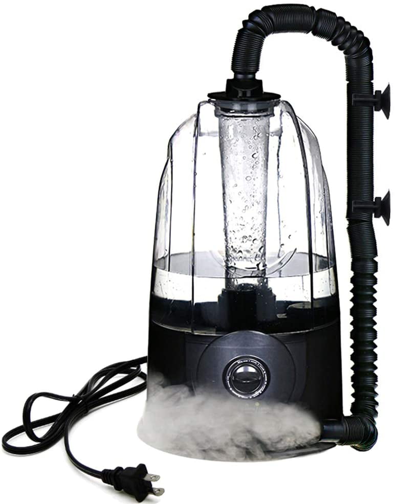 Coospider Reptile Fogger Terrariums Humidifier Fog Machine Mister 3L Large Size Ideal for Paludarium/Vivarium/Reptiles/Amphibians/Herps