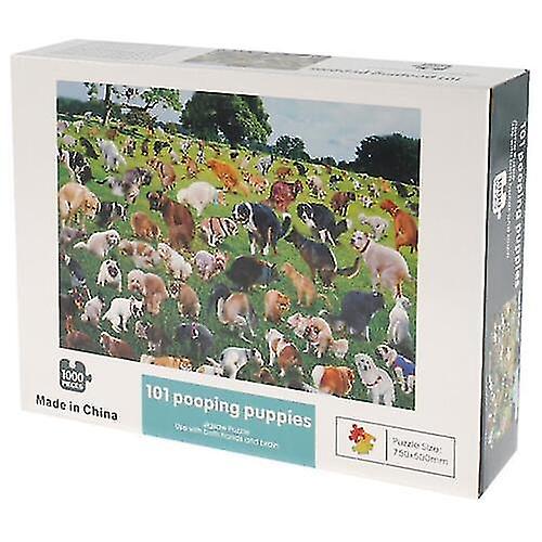 1000 Piece Puzzle 101 Puppy Dog Puzzle Adult Stress Reduction Puzzle Set