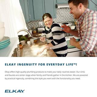 Elkay Celebrity Drop-In Stainless Steel 43 in. 4-Hole Double Bowl Kitchen Sink with Drain VBTHD53